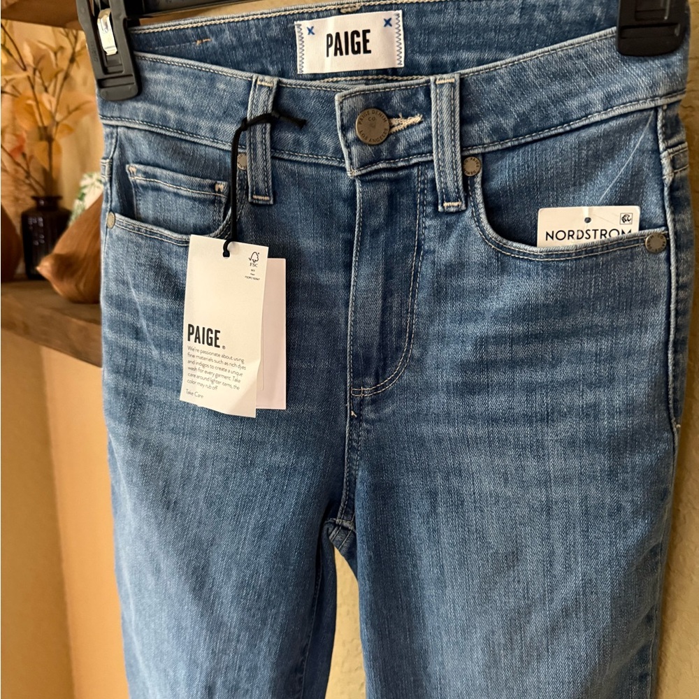 Paige Hoxton Highrise Slim Leg Jeans, 23, NWT - Picture 6 of 12